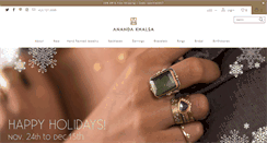 Desktop Screenshot of anandakhalsa.com